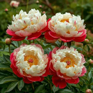 Пион Коралловый Каскад купить по цене от 490р. в интернет-магазине «Посадика» с доставкой почтой в в Темрюке и по всей России – [изображение №1].