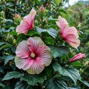 Гибискус Иден Бьюти купить по цене от 460р. в интернет-магазине «Посадика» с доставкой почтой в в Темрюке и по всей России – [изображение №1].