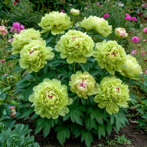 Пион Зеленые Бобы купить по цене от 610р. в интернет-магазине «Посадика» с доставкой почтой в в Темрюке и по всей России – [изображение №1].