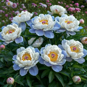 Пион Акварельный Этюд купить по цене от 806р. в интернет-магазине «Посадика» с доставкой почтой в в Темрюке и по всей России – [изображение №1].