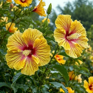 Гибискус Свит Соната купить по цене от 249р. в интернет-магазине «Посадика» с доставкой почтой в в Темрюке и по всей России – [изображение №1].