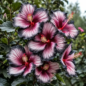 Гибискус садовый Самер Бридж купить по цене от 306р. в интернет-магазине «Посадика» с доставкой почтой в в Темрюке и по всей России – [изображение №1].