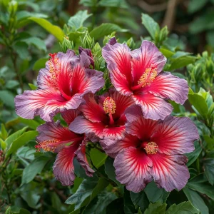 Гибискус Кримсон Флейм купить по цене от 479р. в интернет-магазине «Посадика» с доставкой почтой в в Темрюке и по всей России – [изображение №1].